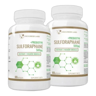 Sulforafan 500µg Ekstrakt z kiełków Brokułu 2x60k — zdjęcie 1