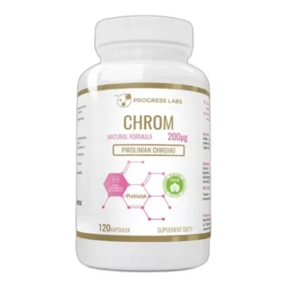 Suplement diety Progress Labs Chrom 200 mcg wegańskie kapsułki 120 szt. — zdjęcie 1