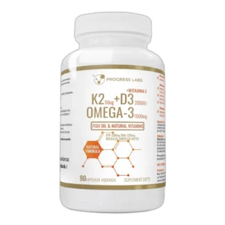 Suplement diety Progress Labs kapsułki Omega-3 K2 D3 90 szt. — zdjęcie 1