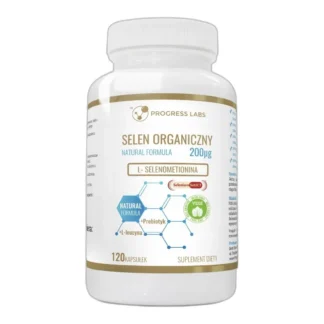 Suplement diety Progress Labs selen L-selenometionina 200 µg 120 kaps. — zdjęcie 1