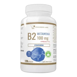 Suplement diety Progress Labs Witamina B2 100 mg 120 kapsułek — zdjęcie 1