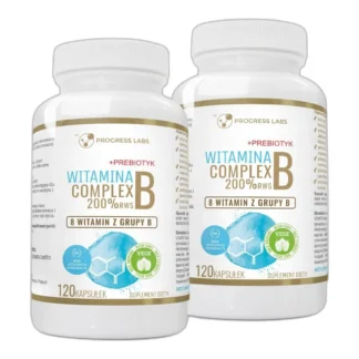 Witamina B-200 B5 B6 B9 B7 B1 B2 B12 B12 240 kaps — zdjęcie 1