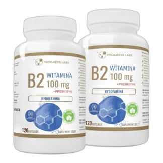 WITAMINA B2 100mg RYBOFLAWINA + PREBIOTYK 2x120kap — zdjęcie 1