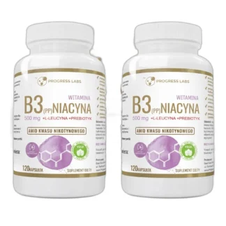 WITAMINA B3 (PP) NIACYNA 500mg 360 KAPSUŁEK WEGAN — zdjęcie 1