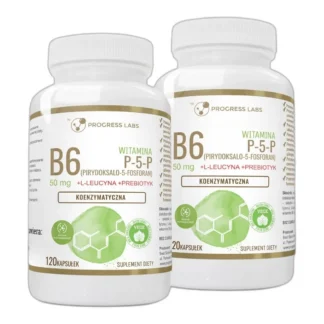 WITAMINA B6 P-5-P 50mg KOENZYMATYCZNA WEGAN 2x120 — zdjęcie 1