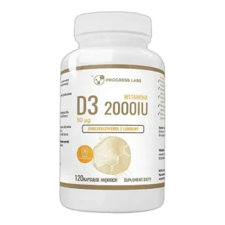 WITAMINA D3 2000IU 50µg w oleju 120 kapsułek — zdjęcie 1