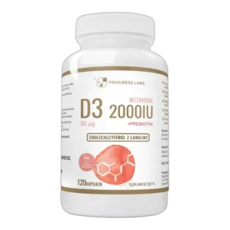 WITAMINA D3 2000IU 50mcg 120 kapsułek OKAZJA — zdjęcie 1