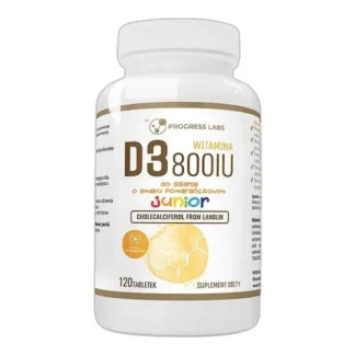 WITAMINA D3 800IU 20µg DLA DZIECI DO SSANIA 120tab — zdjęcie 1