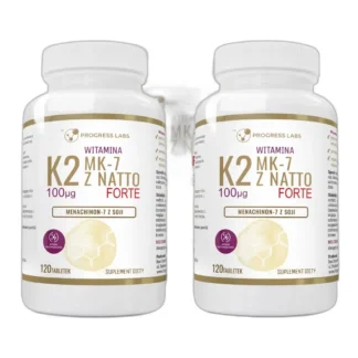 WITAMINA K2 MK-7 z natto 100mcg FORTE 360 tabletek — zdjęcie 1