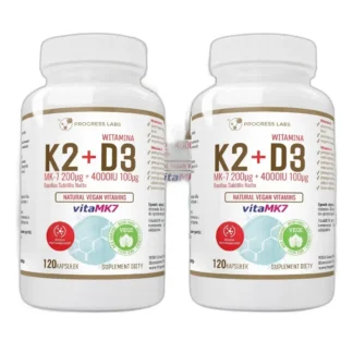 WITAMINA K2 VitaMK7 200µg + D3 4000IU Wegan 360kap — zdjęcie 1